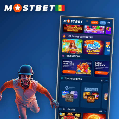 Mostbet Casino — lobby en ligne avec jetons dorés et cartes pour joueurs sénégalais
