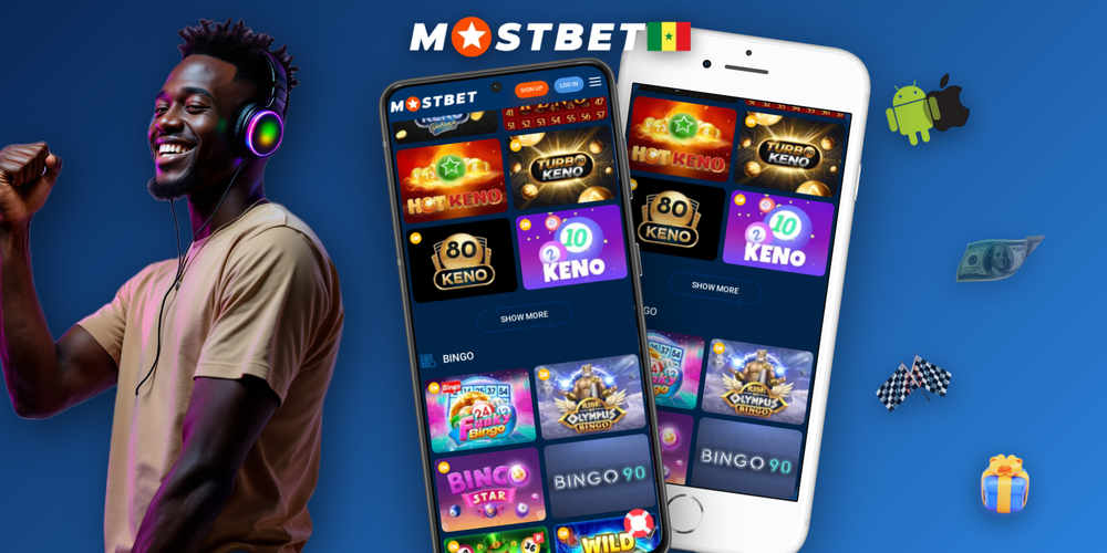 Application Mostbet mobile sur Android et iPhone avec paris en direct et casino visibles